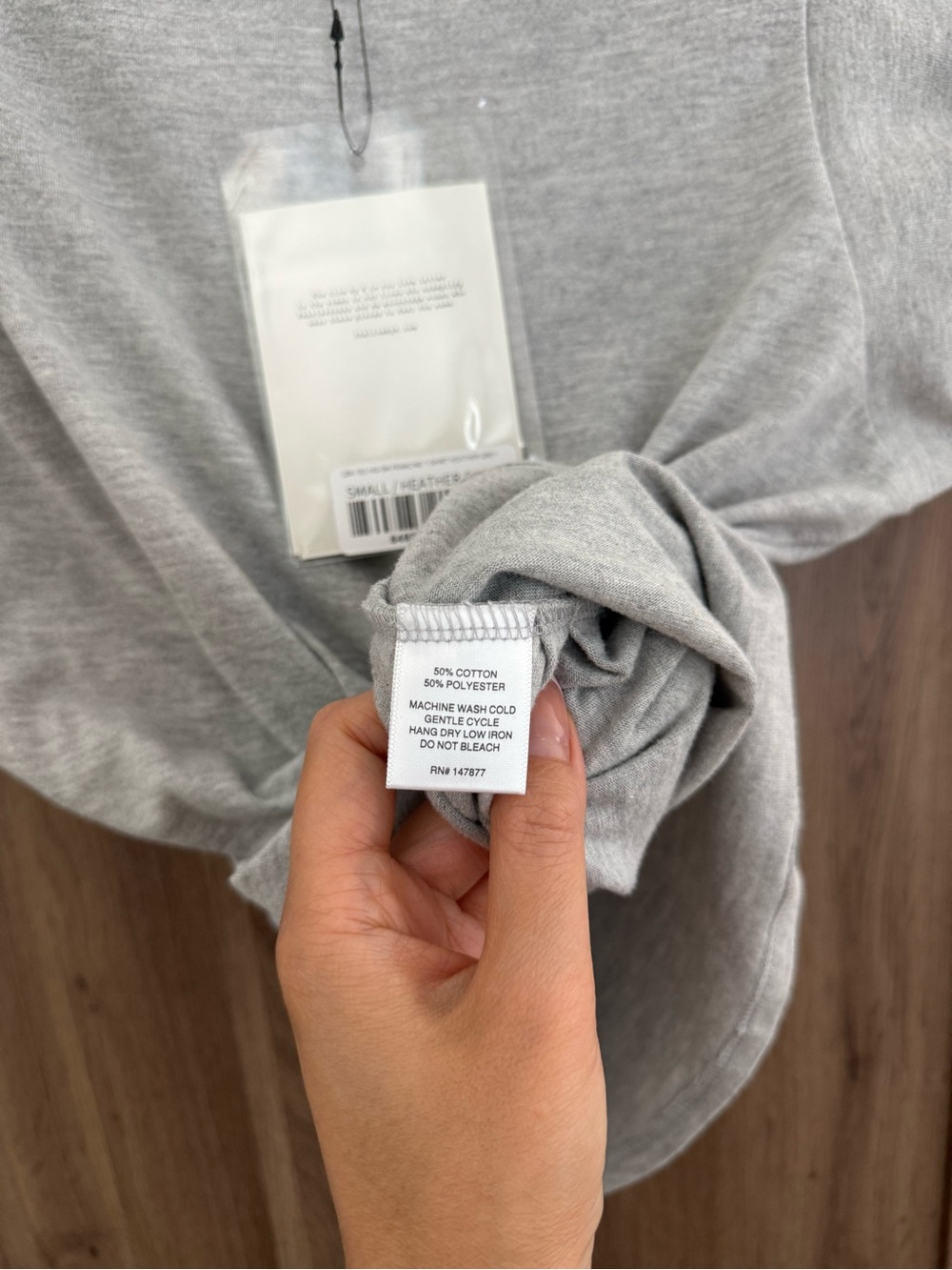 NEW WITH TAG REVOLVE The Line by K Francine T-Shirt in Heather Grey SMALL - Picture 4 of 7